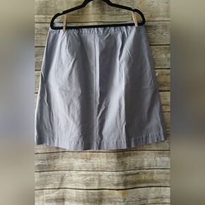 Boden Elegant Light Gray A-Line Skirt